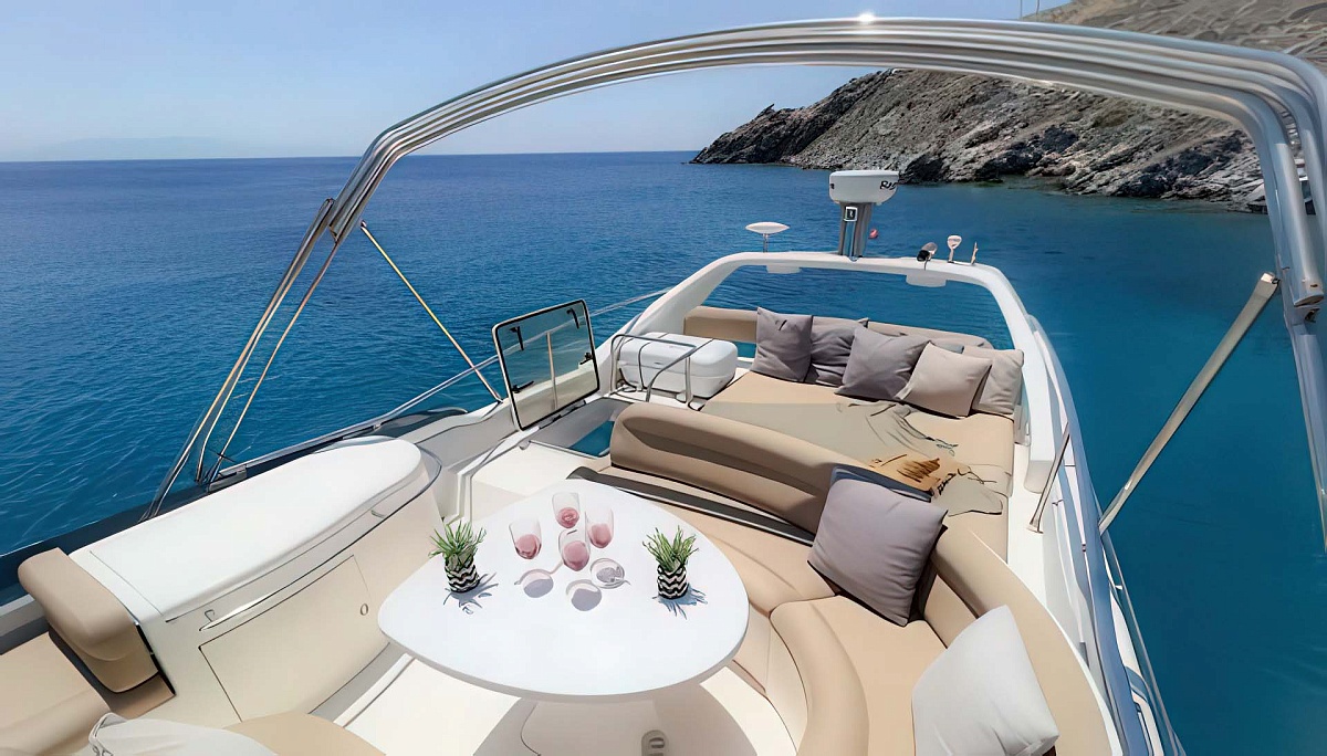 Аренда яхты Azimut 58 Limaya на Миконосе - флайбридж